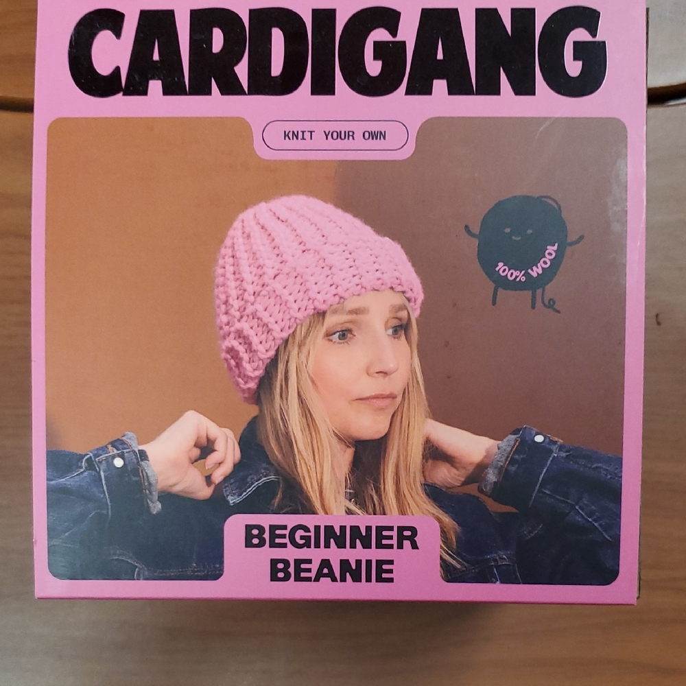 Pink Wool Beanie